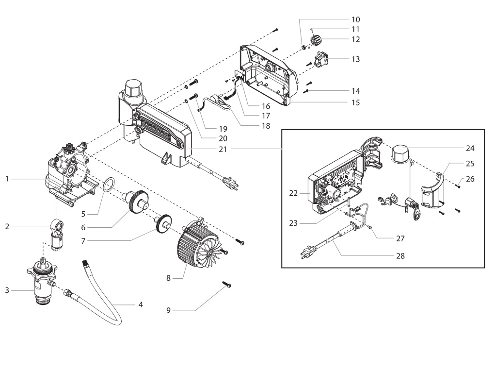 Impact X 440 Drive Assembly Parts